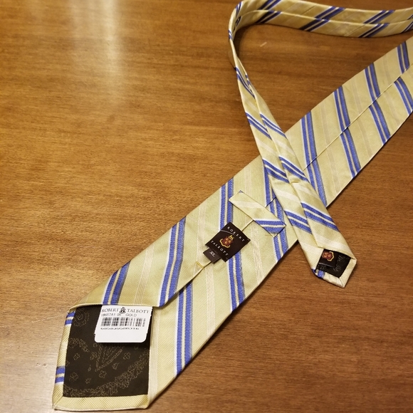 Robert Talbott diagonal stripe silk tie